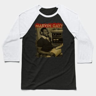 TEXTURE ART-Marvin Gaye - RETRO STYLE 1 Baseball T-Shirt